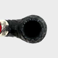 Peterson Dracula 230 Rusticated Ebony Nickel Mounted Fishtail Pipe (PE3196)