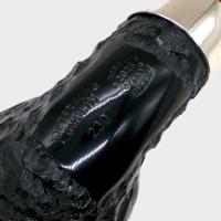 Peterson Dracula 230 Rusticated Ebony Nickel Mounted Fishtail Pipe (PE3196)