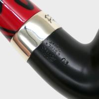 Peterson Dracula 03 Smooth Ebony Nickel Mounted Fishtail Pipe (PE3206)