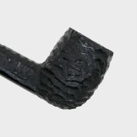 Peterson Dracula 6 Rusticated Ebony Nickel Mounted Fishtail Pipe (PE3220)