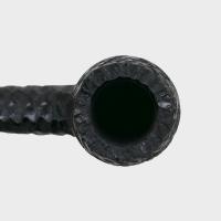 Peterson Dracula 6 Rusticated Ebony Nickel Mounted Fishtail Pipe (PE3220)