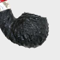 Peterson Dracula XL02 Rusticated Ebony Nickel Mounted Fishtail Pipe (PE3223)