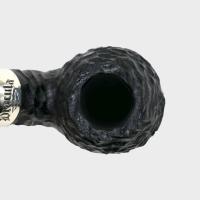 Peterson Dracula XL02 Rusticated Ebony Nickel Mounted Fishtail Pipe (PE3223)