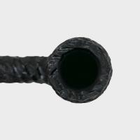 Peterson Dracula XL05 Rusticated Ebony Nickel Mounted Fishtail Pipe (PE3224)
