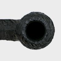 Peterson Dracula 80s Rusticated Ebony Nickel Mounted Fishtail Pipe (PE3232)
