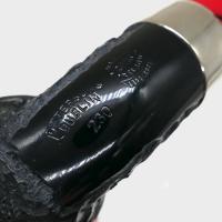 Peterson Dracula 230 Rusticated Ebony Nickel Mounted Fishtail Pipe (PE3240)