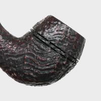 Peterson Sherlock Holmes Deerstalker Sandblast Silver Mounted P Lip Pipe (PE3249)