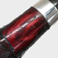 Peterson Sherlock Holmes Deerstalker Sandblast Silver Mounted P Lip Pipe (PE3249)