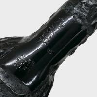 Peterson Dracula 6 Rusticated Ebony Nickel Mounted Fishtail Pipe (PE3258)