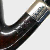 Peterson Irish Made Army 128 Smooth Heritage Nickel Mounted Fishtail Pipe (PE3273)