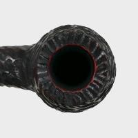 Peterson Sherlock Holmes Deerstalker Rustic Silver Mounted P Lip Pipe (PE3284)