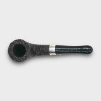 Peterson Sherlock Holmes Mycroft Rustic Silver Mounted P Lip Pipe (PE3301)