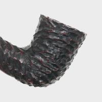 Peterson Sherlock Holmes Mycroft Rustic Silver Mounted P Lip Pipe (PE3301)
