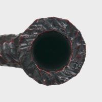 Peterson Sherlock Holmes Mycroft Rustic Silver Mounted P Lip Pipe (PE3301)