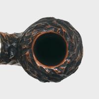 Peterson Derry Rustic 999 Nickel Mounted 9mm Filter Fishtail Pipe (PE3305)