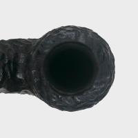 Peterson Dracula XL90 Rusticated Ebony Nickel Mounted Fishtail Pipe (PE3316)