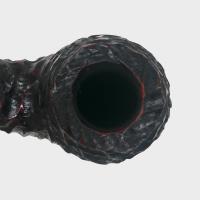 Peterson Sherlock Holmes Professor Rustic Silver Mounted P Lip Pipe (PE3319)
