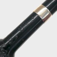 Peterson Belgique Sandblasted Nickel Mounted Fishtail Pipe (PE3320)