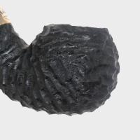 Peterson Dracula XL02 Rusticated Ebony Nickel Mounted Fishtail Pipe (PE3323)