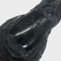 Peterson Dracula 120 Rusticated Ebony Nickel Mounted Fishtail Pipe (PE3331)