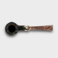 Peterson Derry Rustic 127 Nickel Mounted Fishtail Pipe (PE3335)