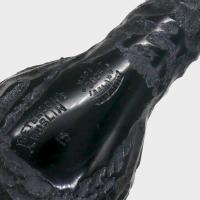 Peterson Dracula 15 Rusticated Ebony Nickel Mounted Fishtail Pipe (PE3341)