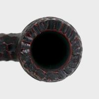 Peterson Pub Rustic Silver Mounted Straight P Lip Pipe (PE3346)