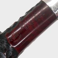 Peterson Pub Rustic Silver Mounted Straight P Lip Pipe (PE3346)