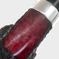 Peterson Sherlock Holmes Original Rustic Silver Mounted P Lip Pipe (PE3347)