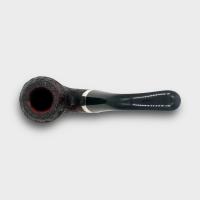 Peterson Sherlock Holmes Watson Sandblast Silver Mounted P Lip Pipe (PE3349)