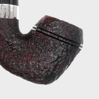 Peterson Sherlock Holmes Watson Sandblast Silver Mounted P Lip Pipe (PE3349)