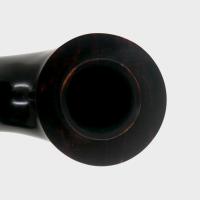 Peterson Pub Smooth Heritage Silver Mounted Bent P Lip Pipe (PE3356)