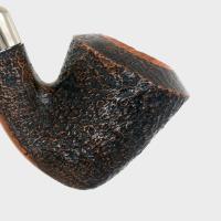 Peterson Arklow B10 Sandblast Silver Mounted Fishtail Pipe (PE3357)