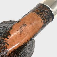 Peterson Arklow B10 Sandblast Silver Mounted Fishtail Pipe (PE3357)