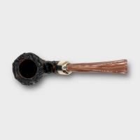 Peterson Derry Rustic 127 Nickel Mounted Fishtail Pipe (PE3368)