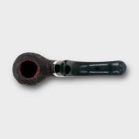 Peterson Sherlock Holmes Lestrade Sandblasted Silver Mounted P Lip Pipe (PE3373)