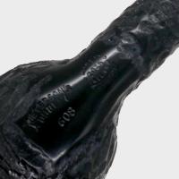 Peterson Dracula 608 Rusticated Ebony Nickel Mounted Fishtail Pipe (PE3374)