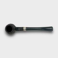 Peterson Junior Canted Apple Rusticated Nickel Mounted Fishtail Pipe (PE3395)