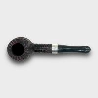 Peterson Pub Rustic Silver Mounted Straight P Lip Pipe (PE3396)