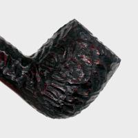 Peterson Pub Rustic Silver Mounted Straight P Lip Pipe (PE3396)