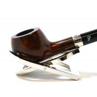 Peterson Churchwarden Prince Smooth Nickel Mounted Fishtail Pipe (PEC213)