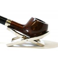 Peterson Churchwarden Prince Smooth Nickel Mounted Fishtail Pipe (PEC213)