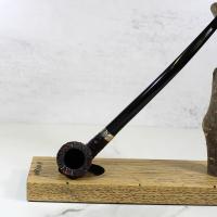 Peterson Churchwarden D16 Rustic Nickel Mounted Fishtail Pipe (PEC225)