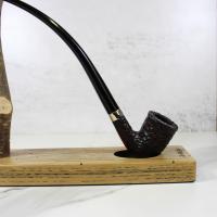 Peterson Churchwarden D16 Rustic Nickel Mounted Fishtail Pipe (PEC225)