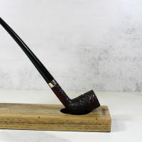 Peterson Churchwarden Dublin Rustic Nickel Mounted Fishtail Pipe (PEC232)