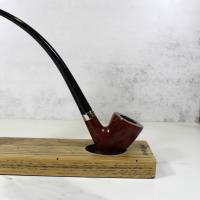 Peterson Churchwarden D15 Smooth Nickel Mounted Fishtail Pipe (PEC233)