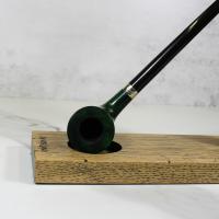 Peterson Churchwarden D6 Green Nickel Mounted Fishtail Pipe (PEC236)