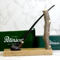 Peterson Churchwarden Rusticated Belgique Fishtail Pipe (PEC238)