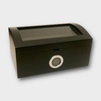 Portofino Cigar Humidor - Dome Style Glass Top - 100 Cigars Capacity