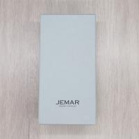Jemar Leather Cigar Case - Robusto - Two Cigars - Orange